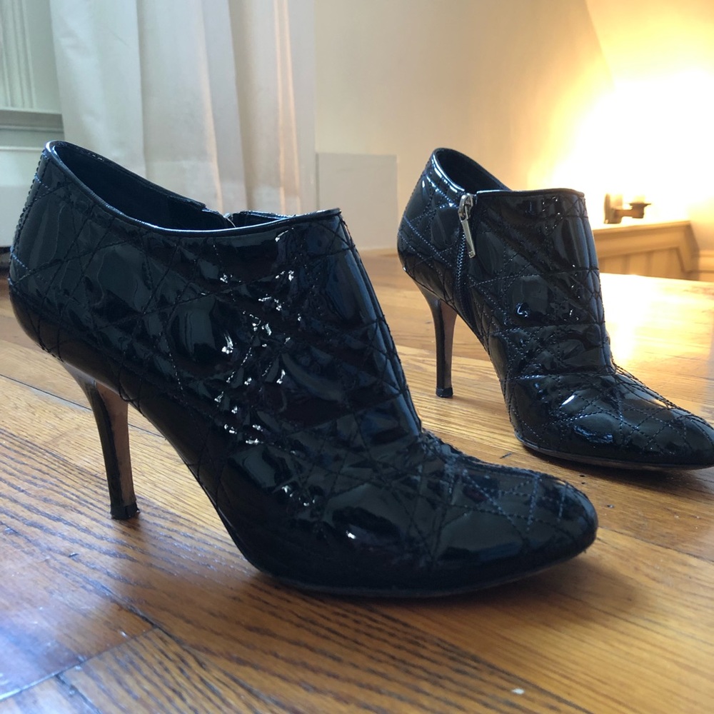 Christian Dior Patent Booties